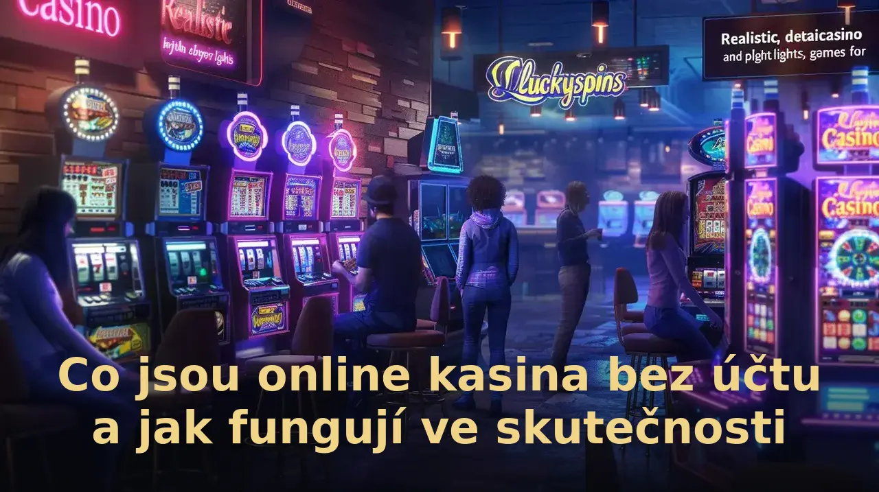 Co jsou online kasina bez účtu a jak fungují ve skutečnosti